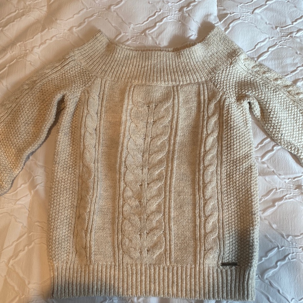 A&F off the shoulder sweater